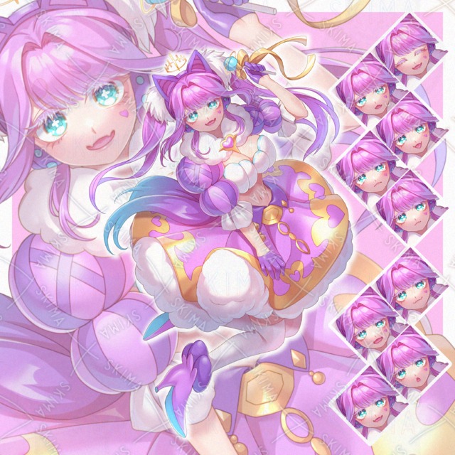 ピンクツインテールの女の子