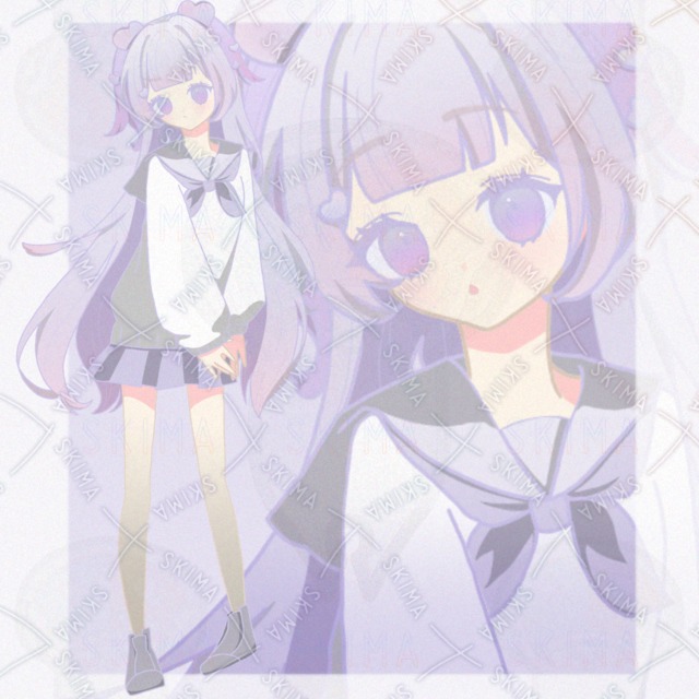 セーラー服の子(表情10種)