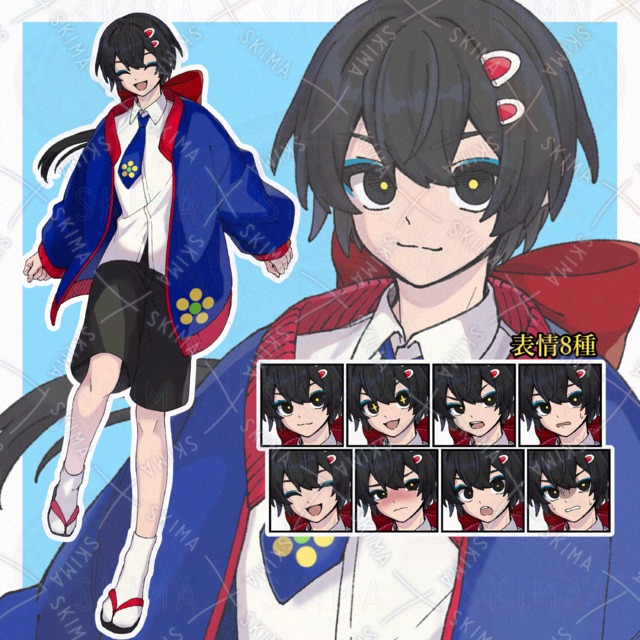 犬張り子モチーフの子