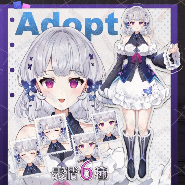 フリルの女の子