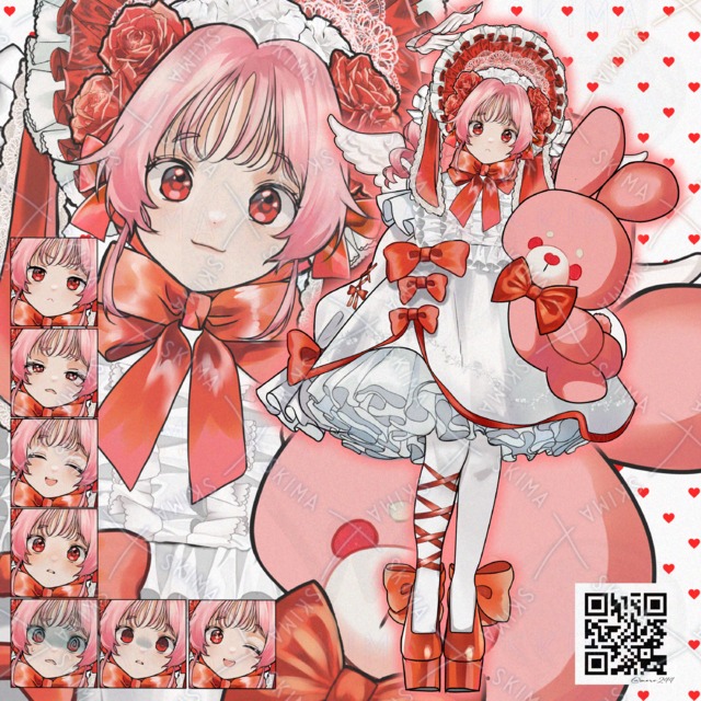 【8月いっぱい値下げ中】甘ロリ天使【表情差分9種+天使差分】