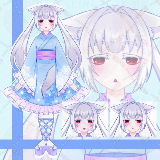 【1体限定】白狐の女の子