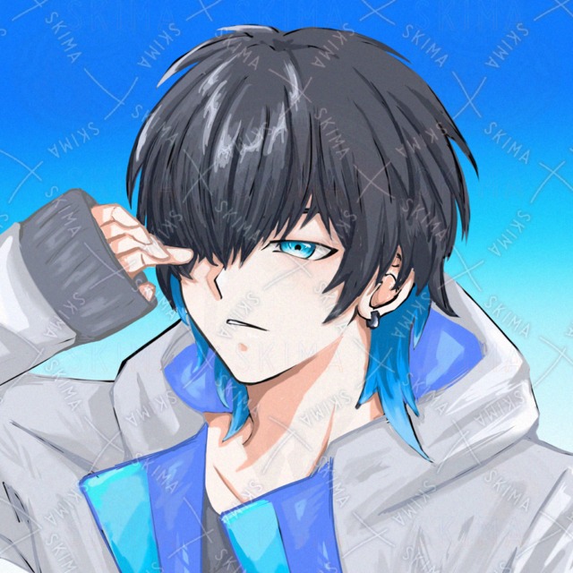 【アイコン】男の子(青)