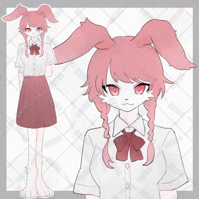 兎の獣人【表情8種類】