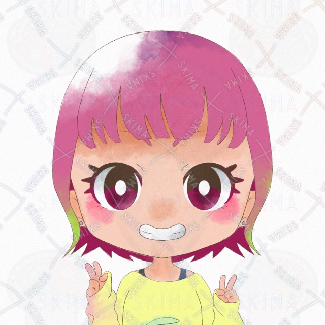 【SNSアイコン】ピンク髪の女の子