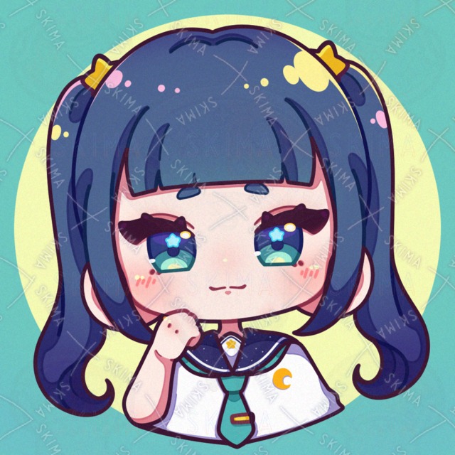 SNSアイコン　星月のセーラー服