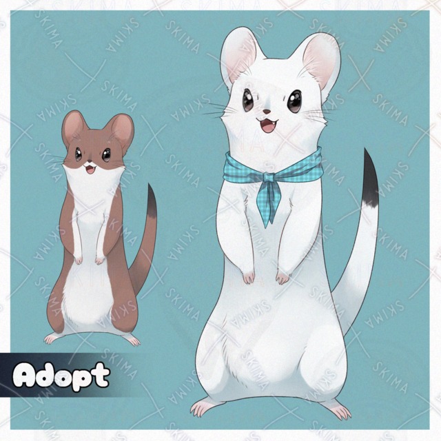 【Adopt.3】オコジョ(色差分＋α)