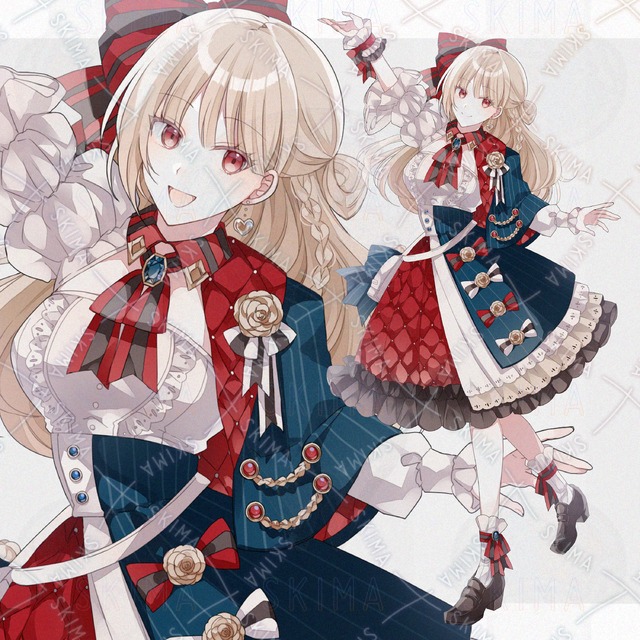 ロリータ服の女の子【表情差分6種】