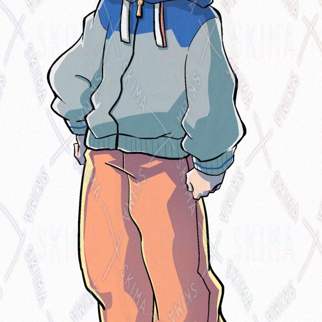 緑髪の少年の商品画像8枚目