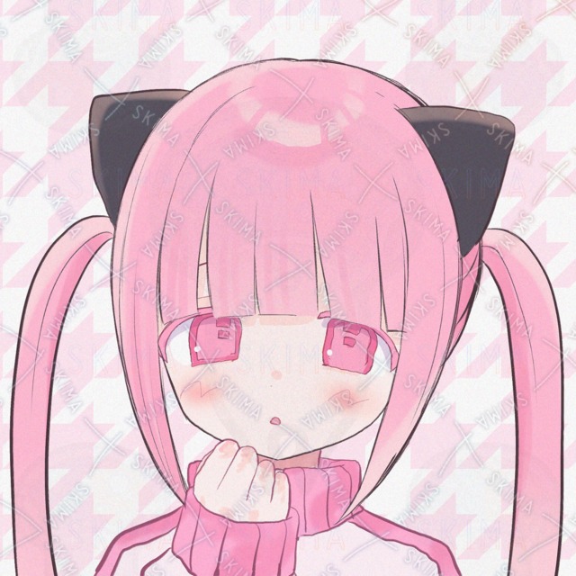 【差分2色】ラフタッチな女の子【アイコン】