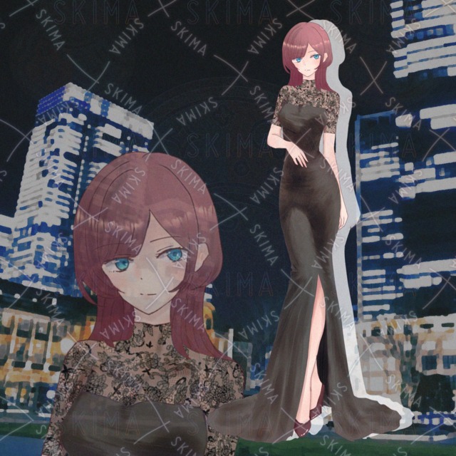 【セール中】黒いドレスのお姉さん2
