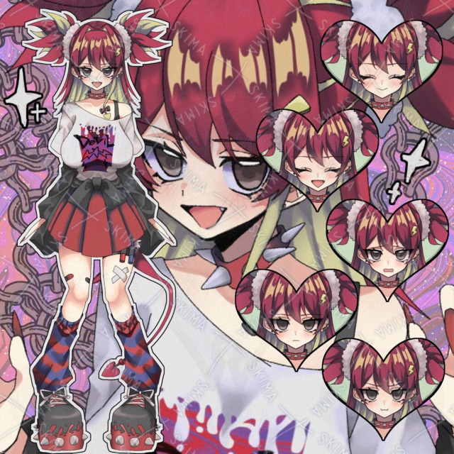 IRIAM立ち絵➕キービジュアル！！サブカルデビル