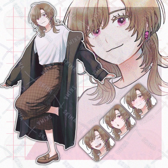 Adopt　茶髪の女の子　コート
