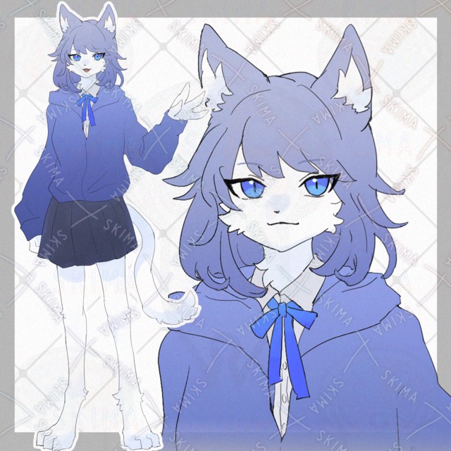 猫の獣人【表情9種類】