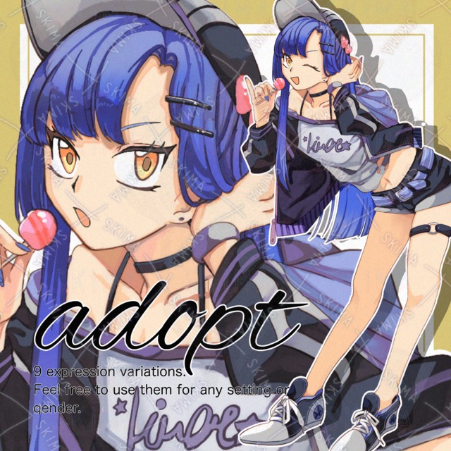 【表情差分9種】adopt