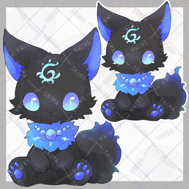 黒狐【表情8種類】