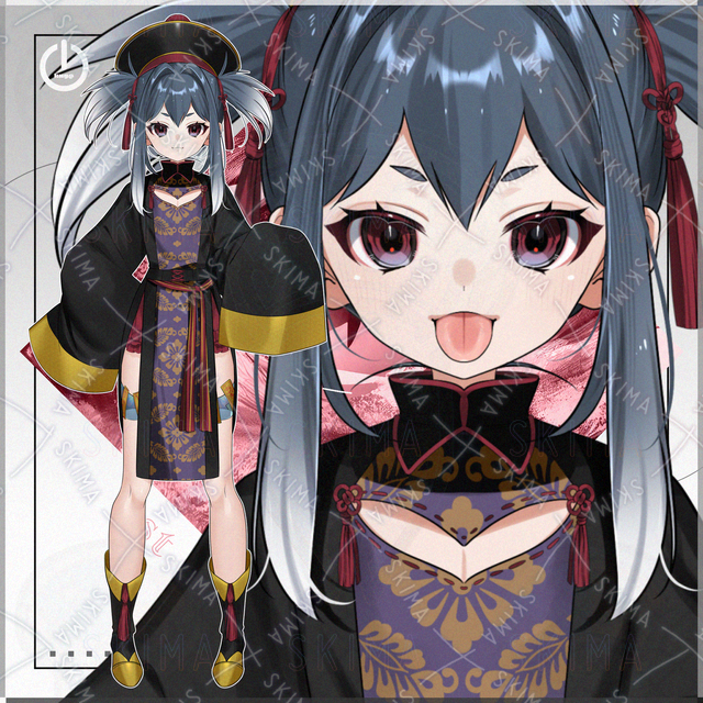 【1点限定】義足のキョンシーガール【IRIAM対応】