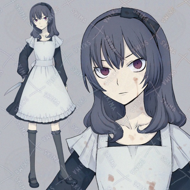 ナイフとエプロンドレス/返り血差分付き