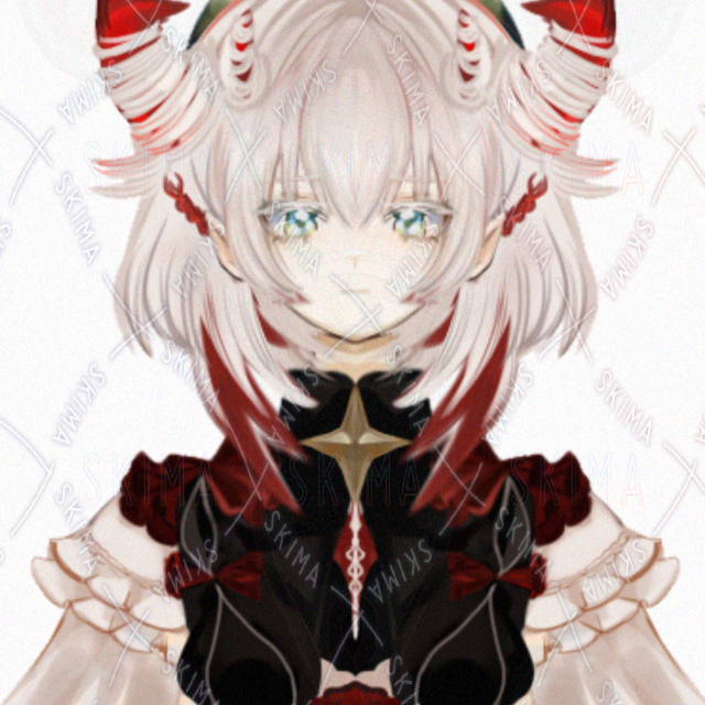 長身の中性キャラクターA。