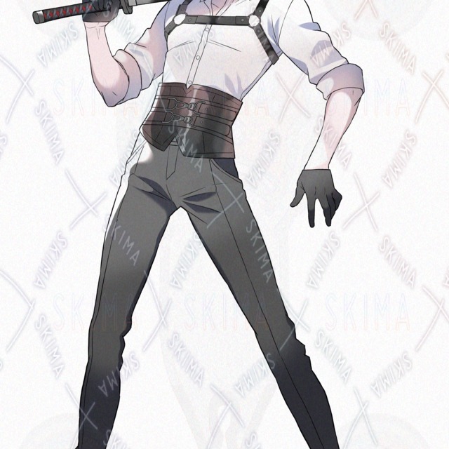 man with red eyes 的商品圖片第 3 張