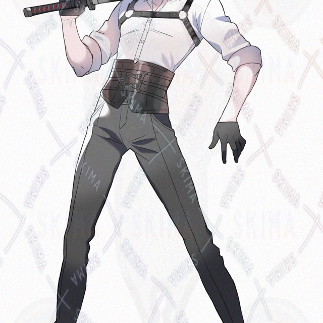 man with red eyes 的商品圖片第 6 張