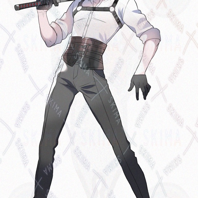 man with red eyes 的商品圖片第 7 張