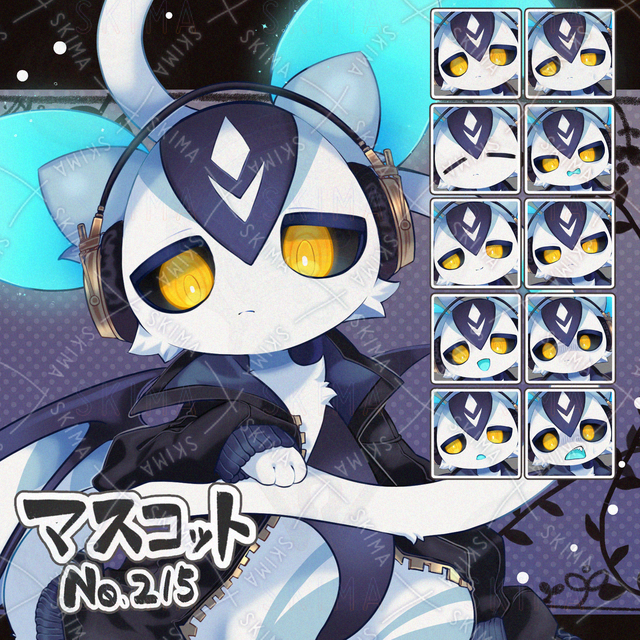 【マスコット風：215】サイバーモチーフ
