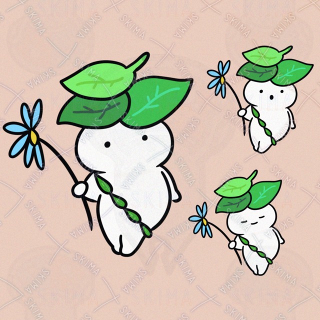 にわのようせい（表情3種類）