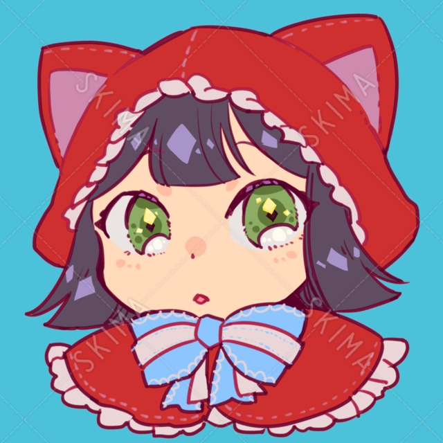 赤ずきんねこの女の子