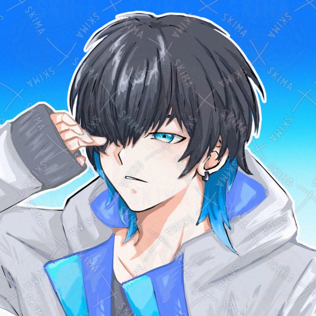 【SNSアイコン】男の子（青）