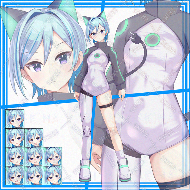 サイバーパンクな女の子