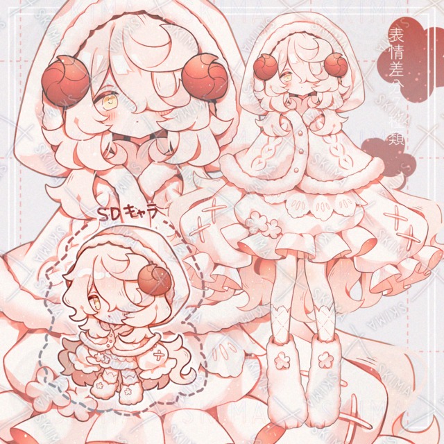 ふわもこ羊少女