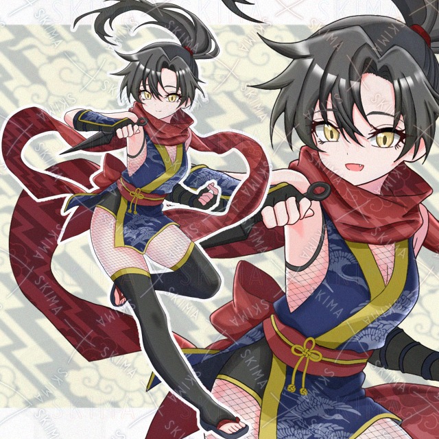 【表情差分10種】女忍者