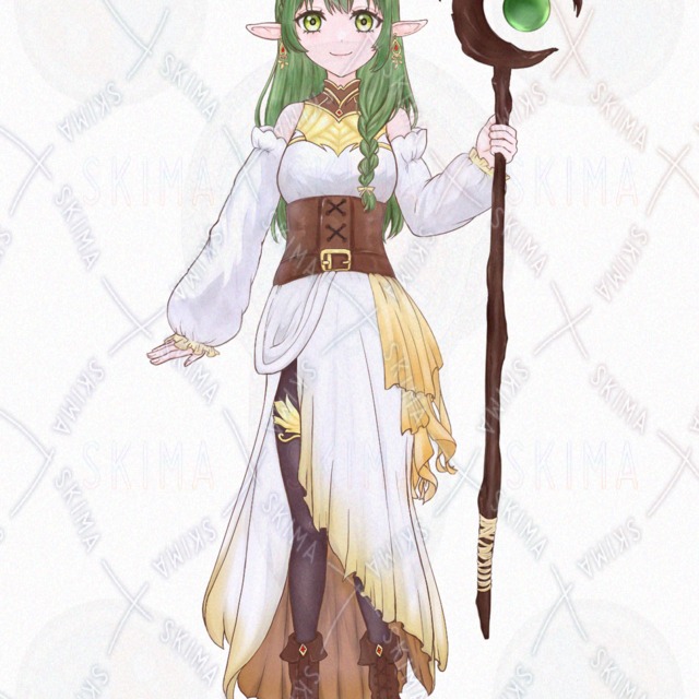 Price reduction~Elf Girl~(5 different expressions + wand) 的商品圖片第 2 張