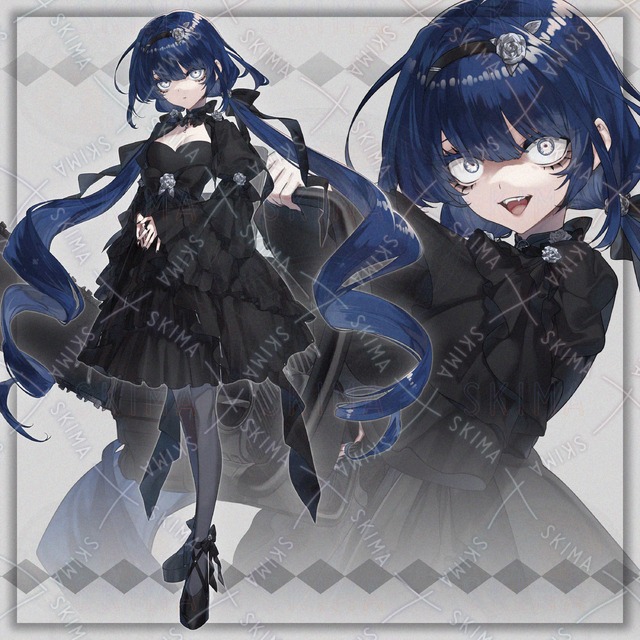 [adopt14]ゴシックドレスの少女