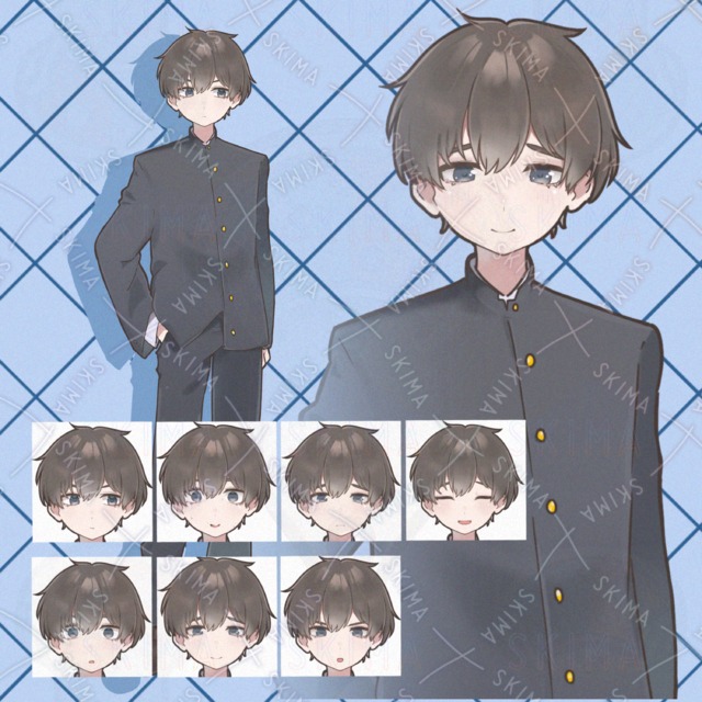 学ランの男の子
