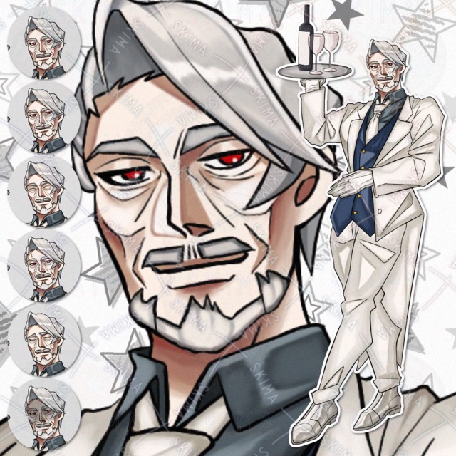 白い執事爺