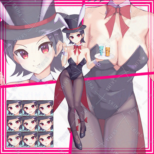 バニーガールの女の子