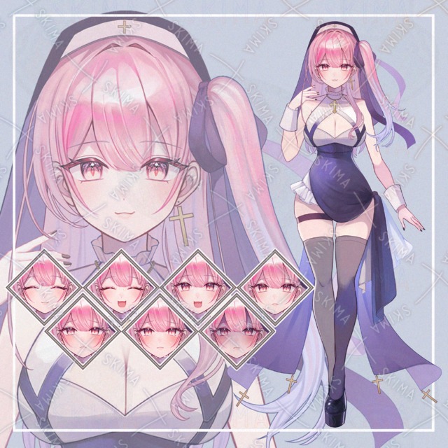 シスターの女の子(高画質)