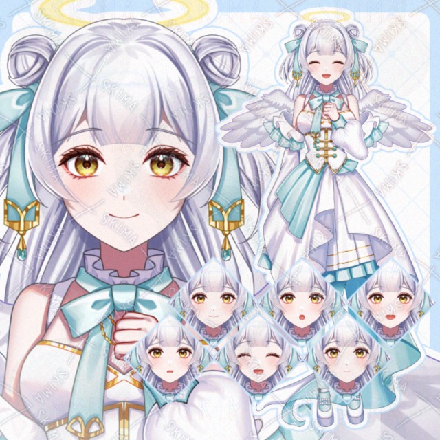 天使の少女②【IRIAM対応,表情6種】