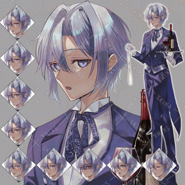 クール系銀髪執事