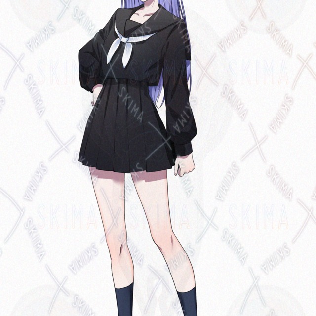 女性立ち絵【表情6種】の商品画像5枚目