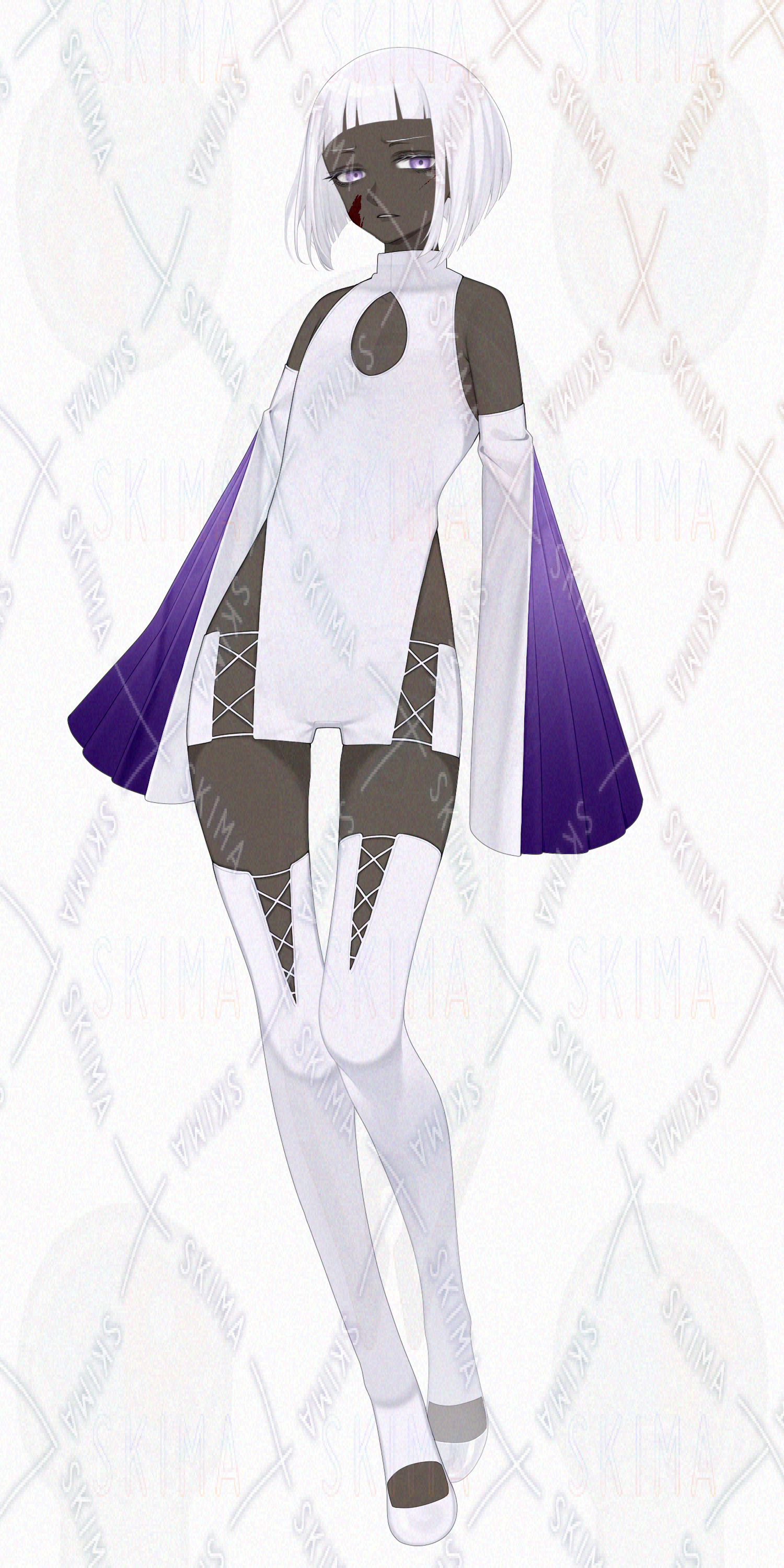 ♡睡蓮♡様•*¨*•.¸♬︎リクエストおすそ分けデザインペーパー＆素材 adopt_502【表情10種】 | SKIMA（スキマ）