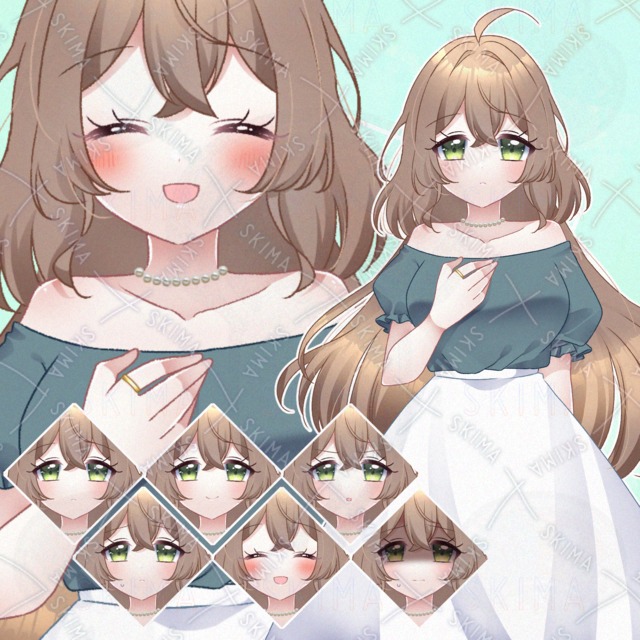 ふわふわロング茶髪のおっとりお姉さん