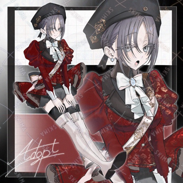 【フリフリスカートの少女】