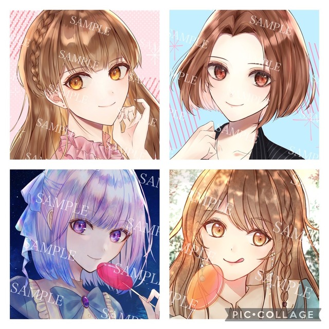 男女どちらも可能！目を惹くSNSアイコン描きます