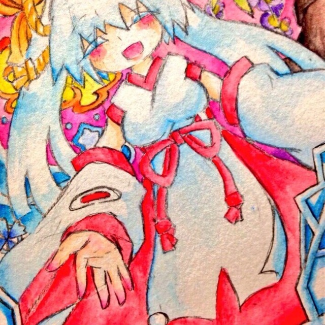 アナログイラスト制作します