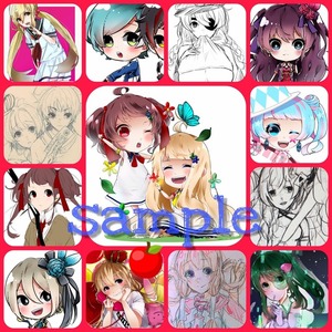 SNS用のアイコン作成致します。