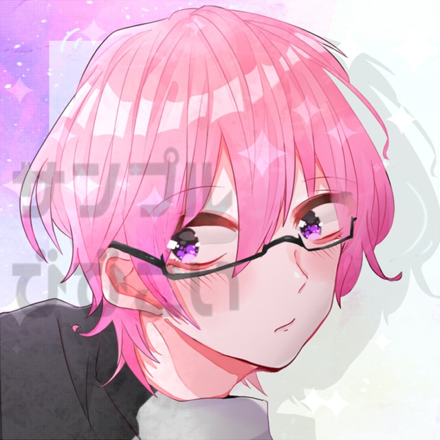 SNS用のアイコン描きます(✿ ◜◒◝ )