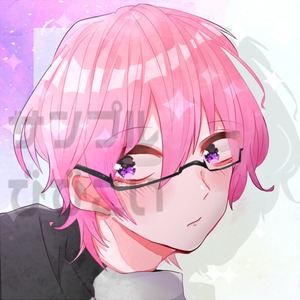 SNS用のアイコン描きます(✿ ◜◒◝ )